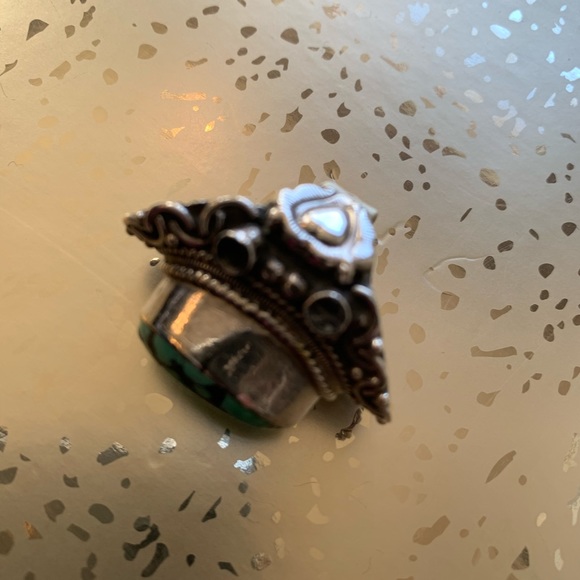 💍Custom genuine turquoise silver ring❤️ - Picture 8 of 8